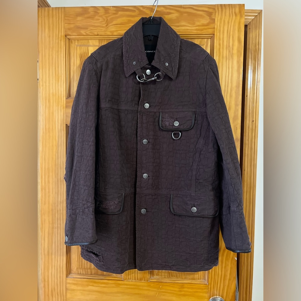 Coach Denim Peacoat (S)